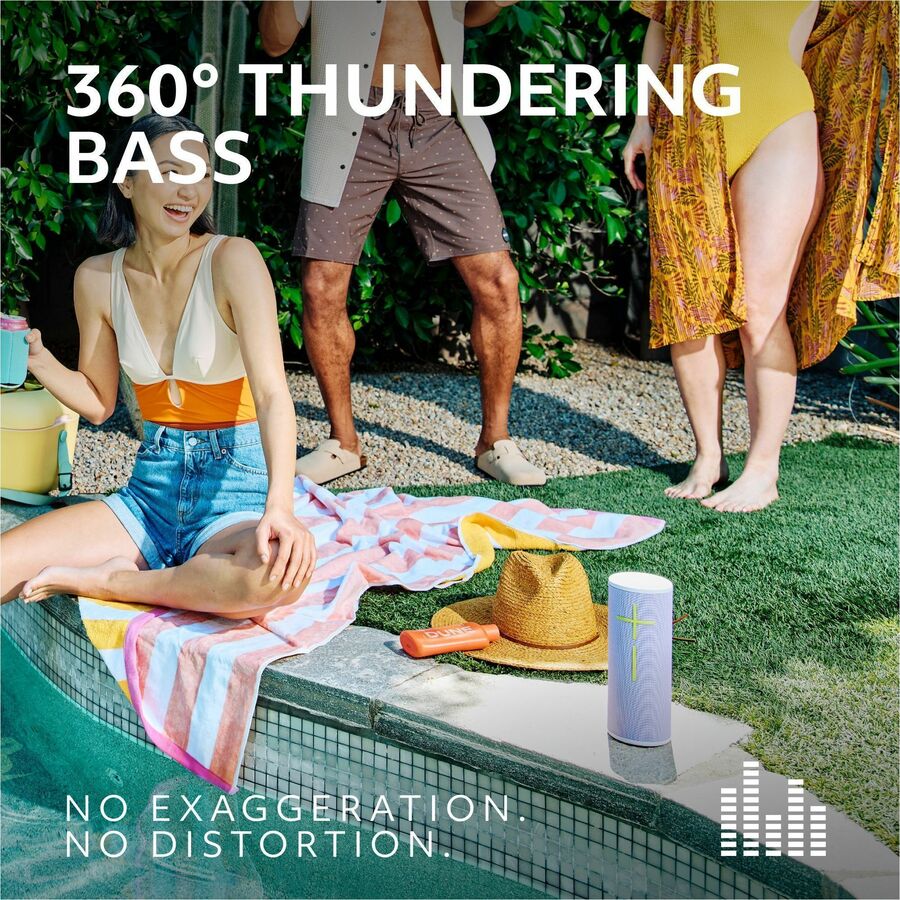 Ultimate Ears MEGABOOM 4 Portable Waterproof Bluetooth Speaker With Powerful 360-Degree Sound and Thundering Bass, Floating Speaker With 20-Hour Battery and 147ft (45m) Range, Black Ultimate Ears MEGABOOM 4 Portable Waterproof Bluetooth Speaker With Powerful 360-Degree Sound and Thundering Bass, Floating Speaker With 20-Hour Battery and 147ft (45m) Range, Black